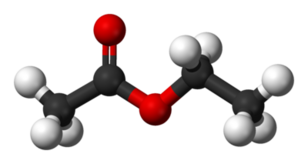 molecuul model van Ethyl Acetaat