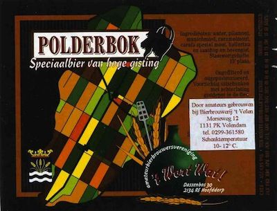 Etiket Polderbok 2003