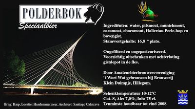 Etiket Polderbok 2007