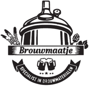 Het logo van het bedrijf Brouwmaatje