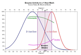 Enzyme Activity in a 1 Hor Mash