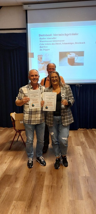 Winnaars clubkampioenschappen 2023 Chris en Patricia Talbot