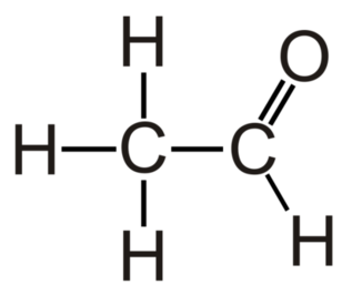 Acetaldehyde 2D model